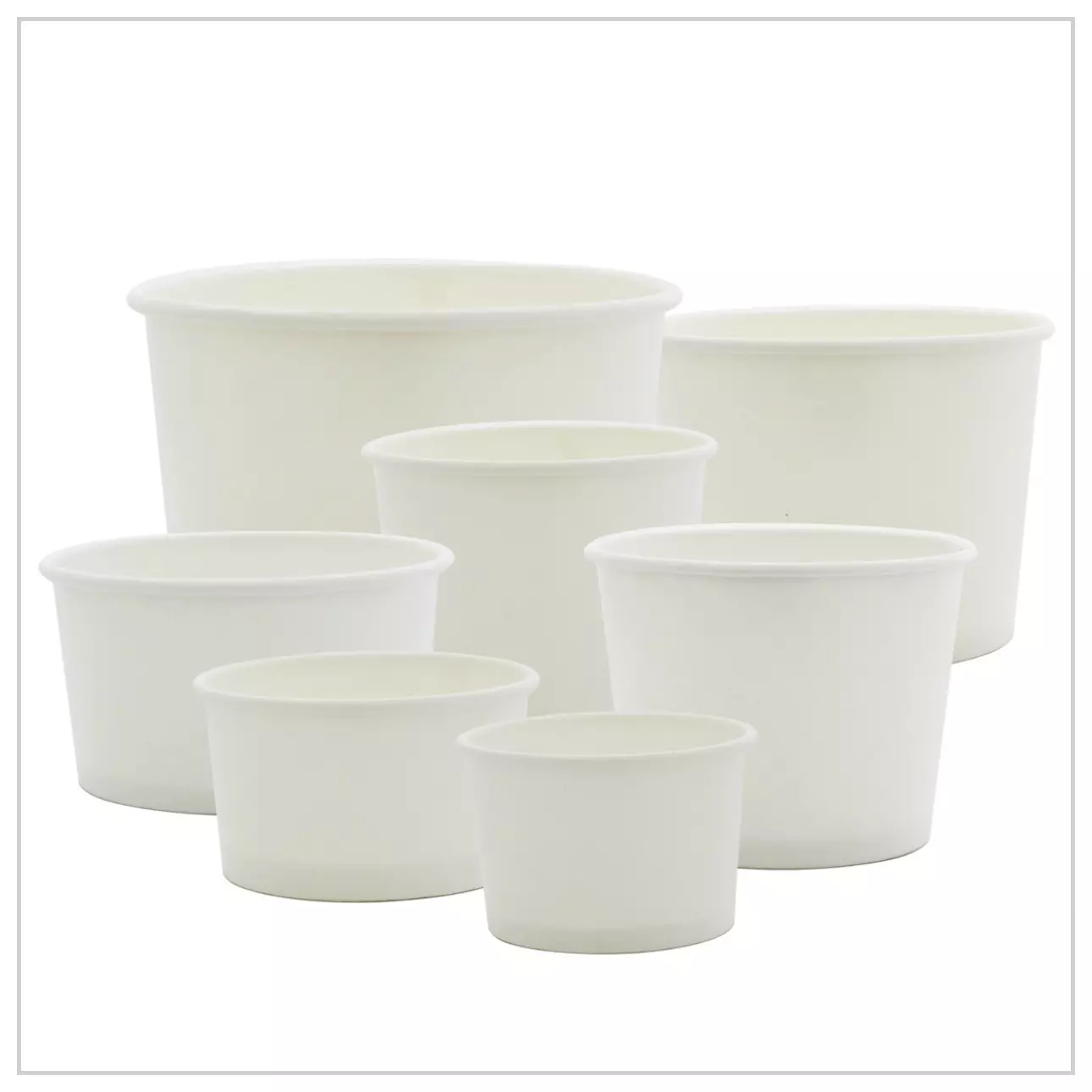 Vaso de papel imprimible